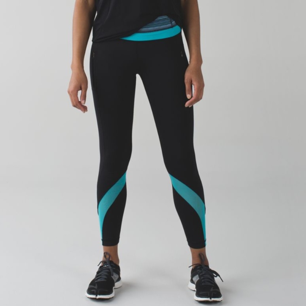 Lululemon Inspire Tight II Black / Space Dye Twist